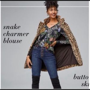 NEW | CAbi 3762  Snake Charmer Blouse |